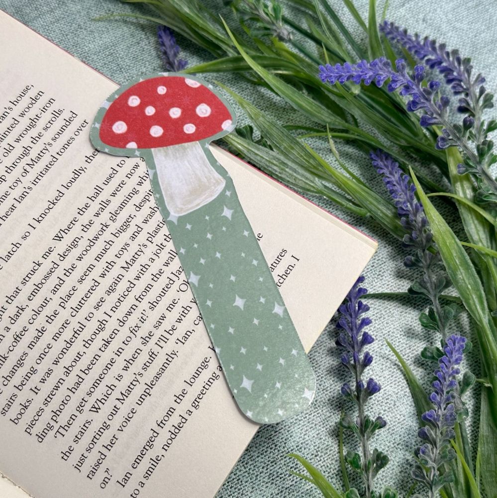 Toadstool Holographic Bookmark