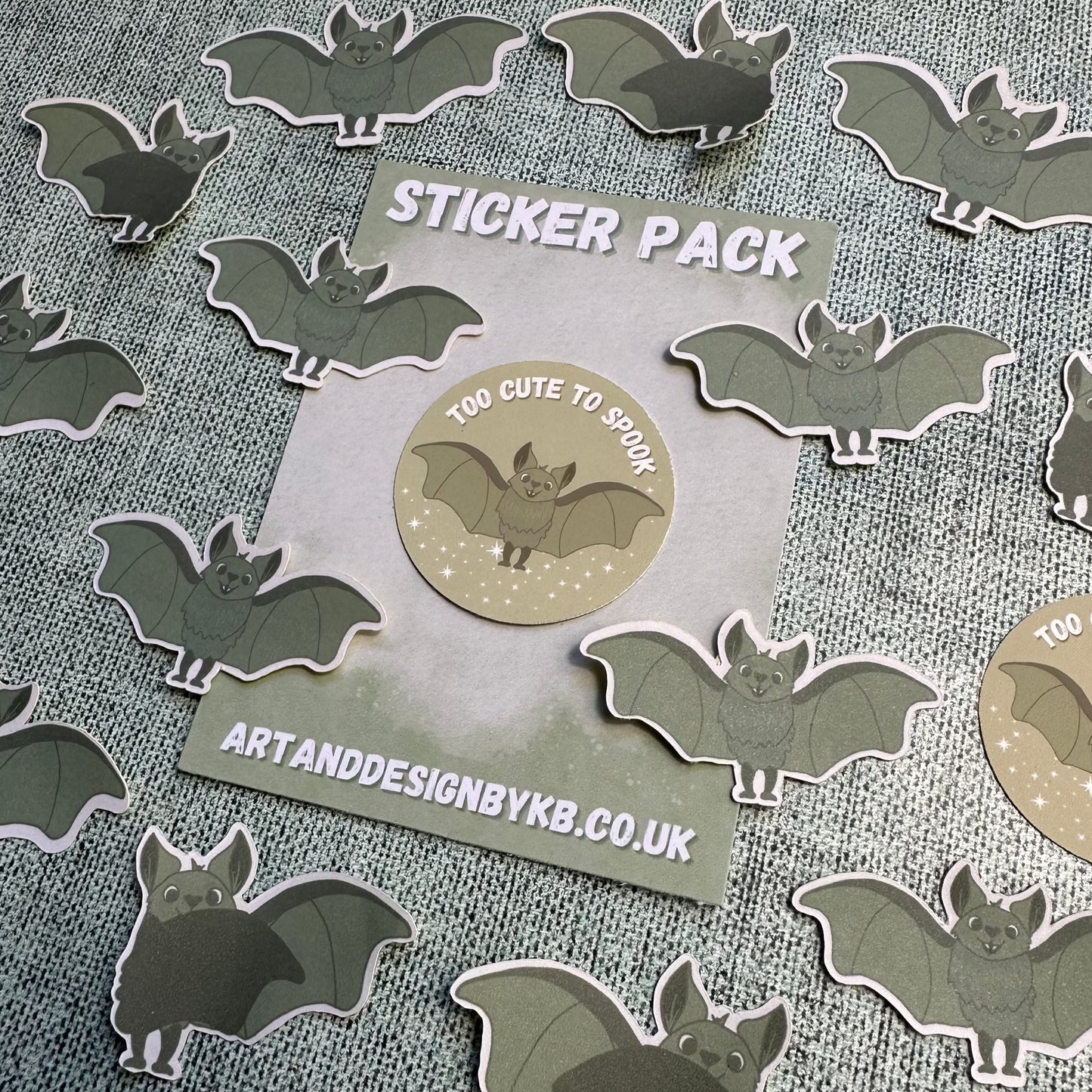 Bertie Bat Sticker Pack