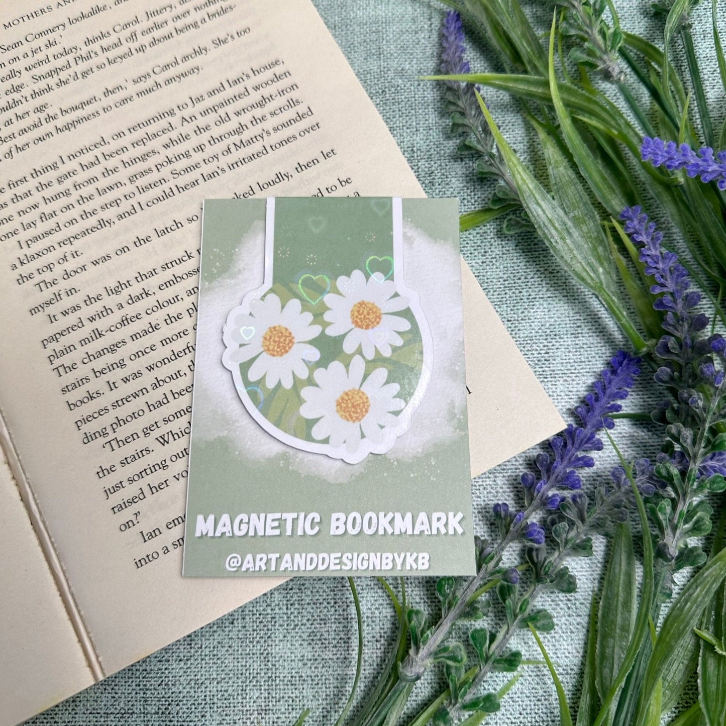 Cosy Floral Magnetic Bookmark
