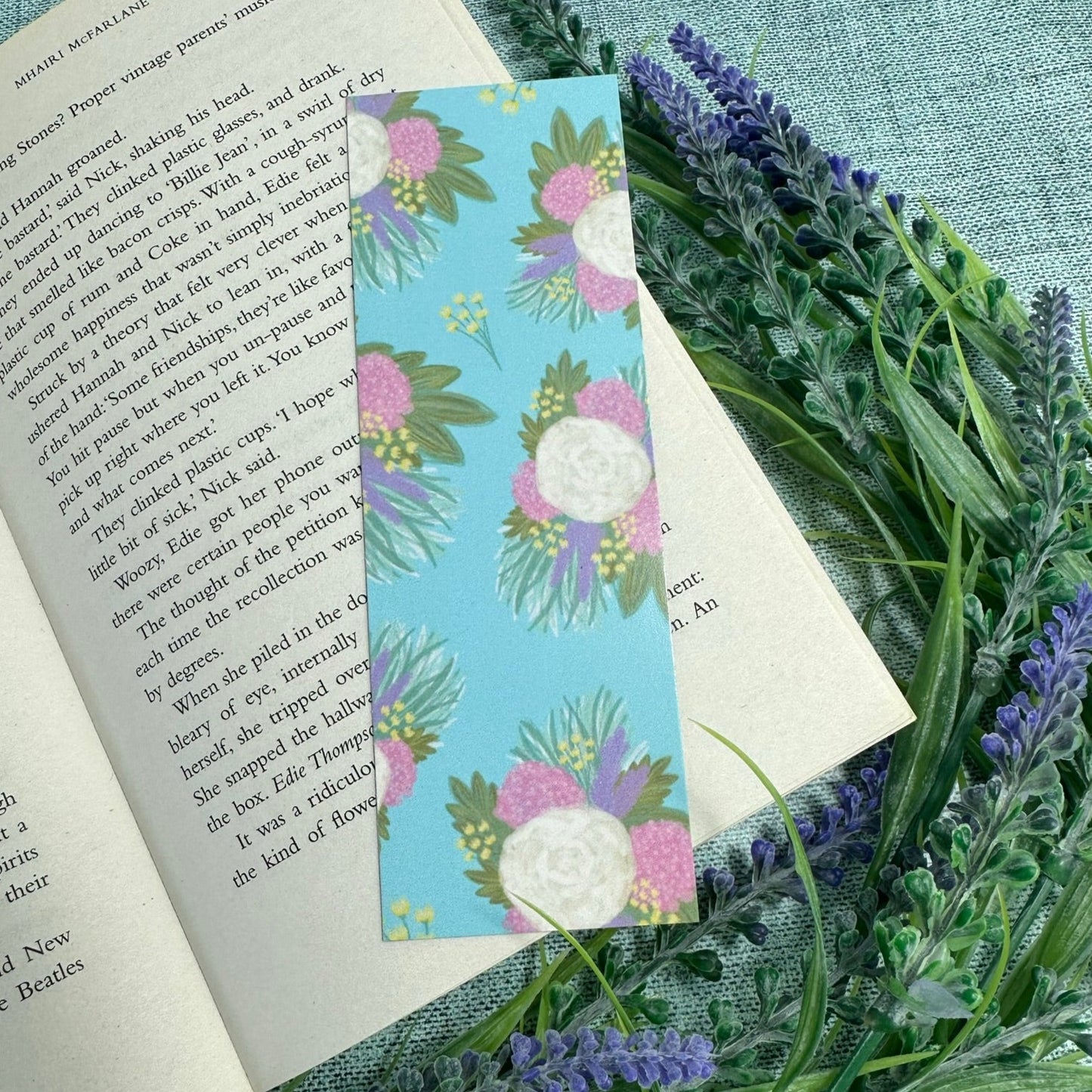 Pastel Floral Bookmark