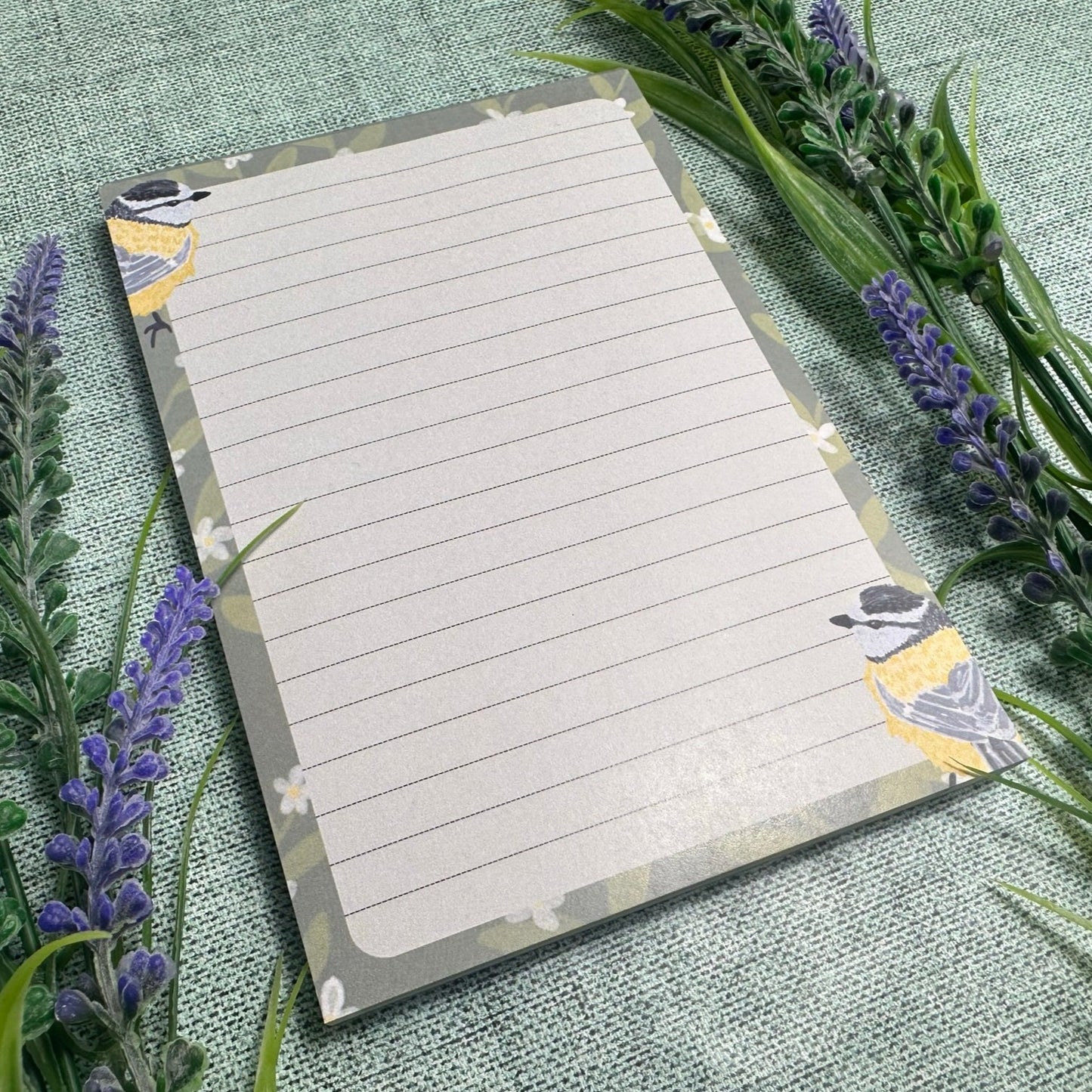 Birds & Blooms A6 Notepad / Desktop List Pad