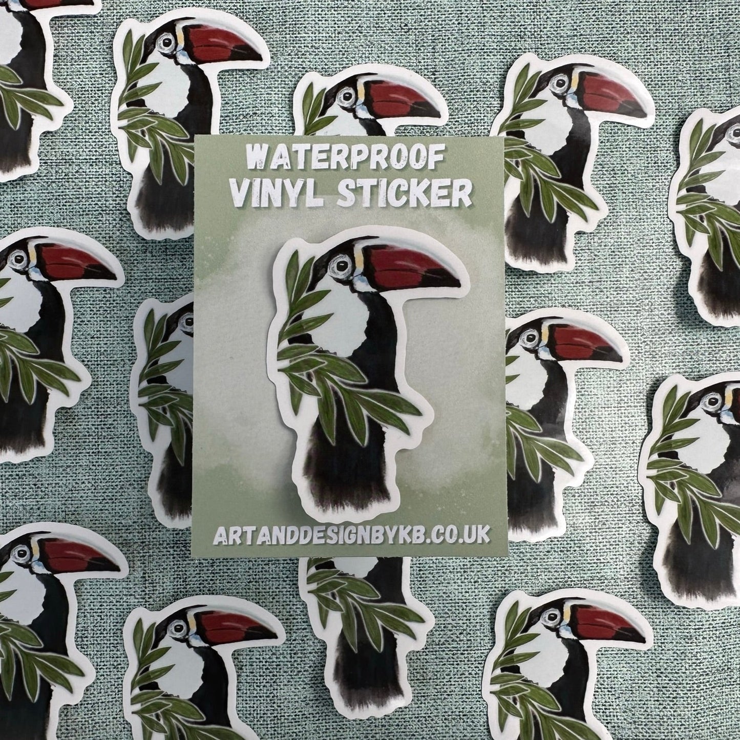 Toucan Waterproof Vinyl Sticker