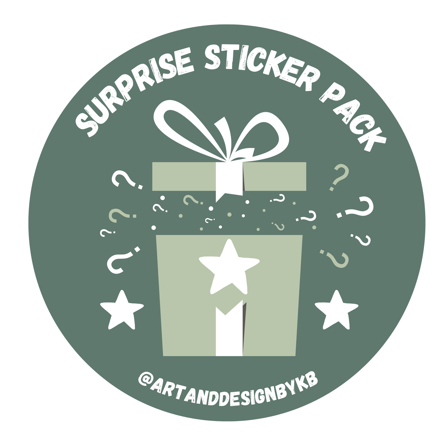 Mystery Sticker Pack | A randomly selected bundle of die cut stickers