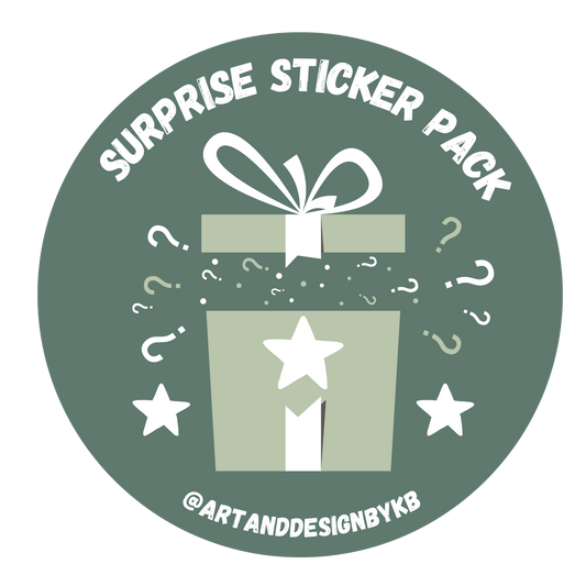 Mystery Sticker Pack | A randomly selected bundle of die cut stickers