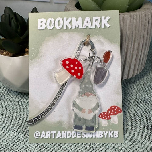 Garden Gonk Acrylic Charm Bookmark