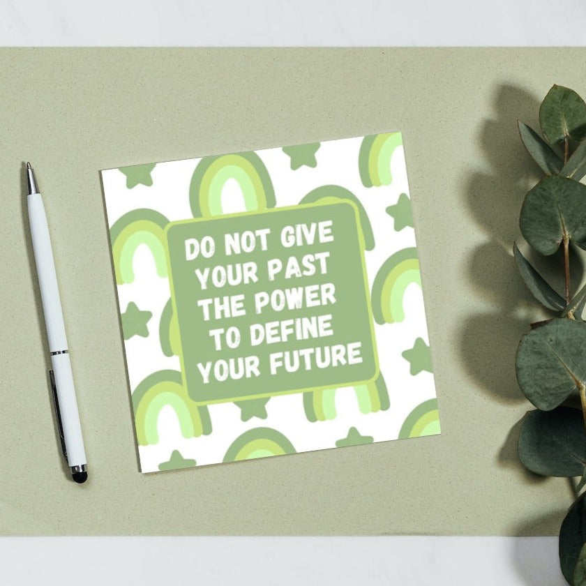 The power to define your future Greetings Card