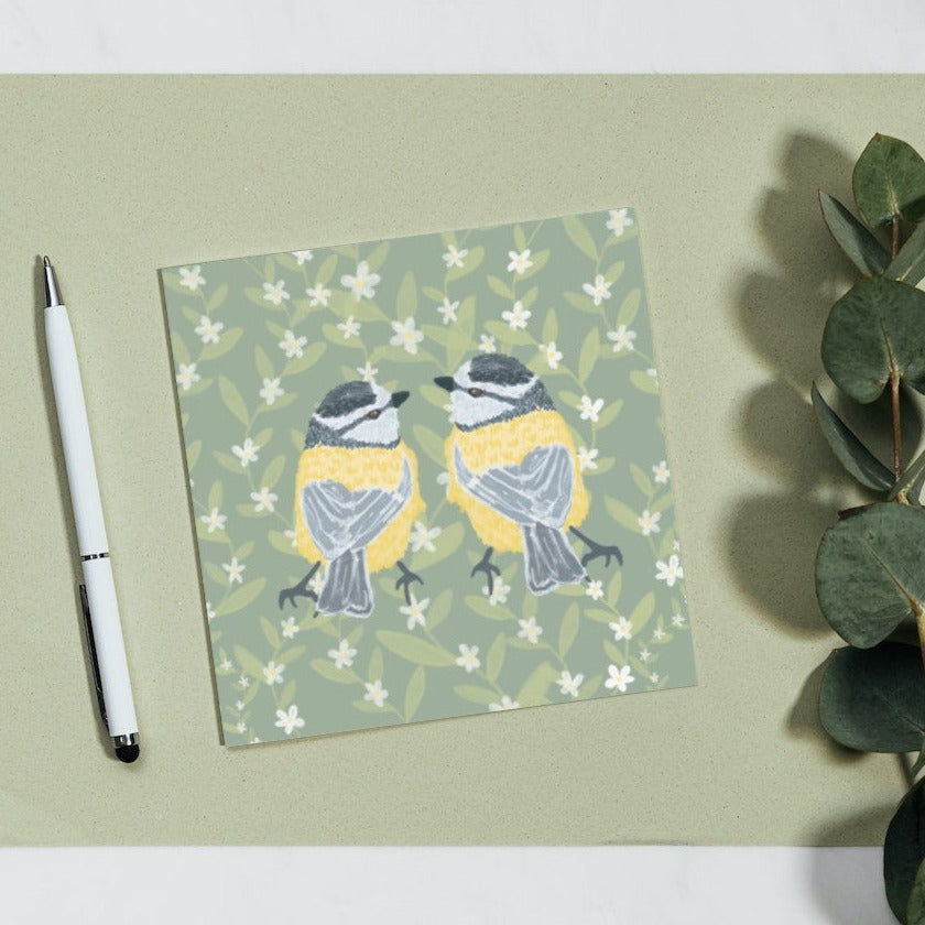 Birds & Blooms Greetings Card