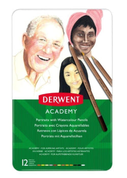 Academy Watercolour Pencils Portrait Set by Derwent